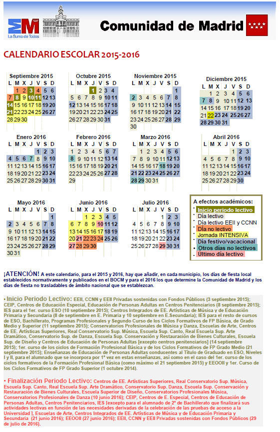 Calendario escolar 2015_2016